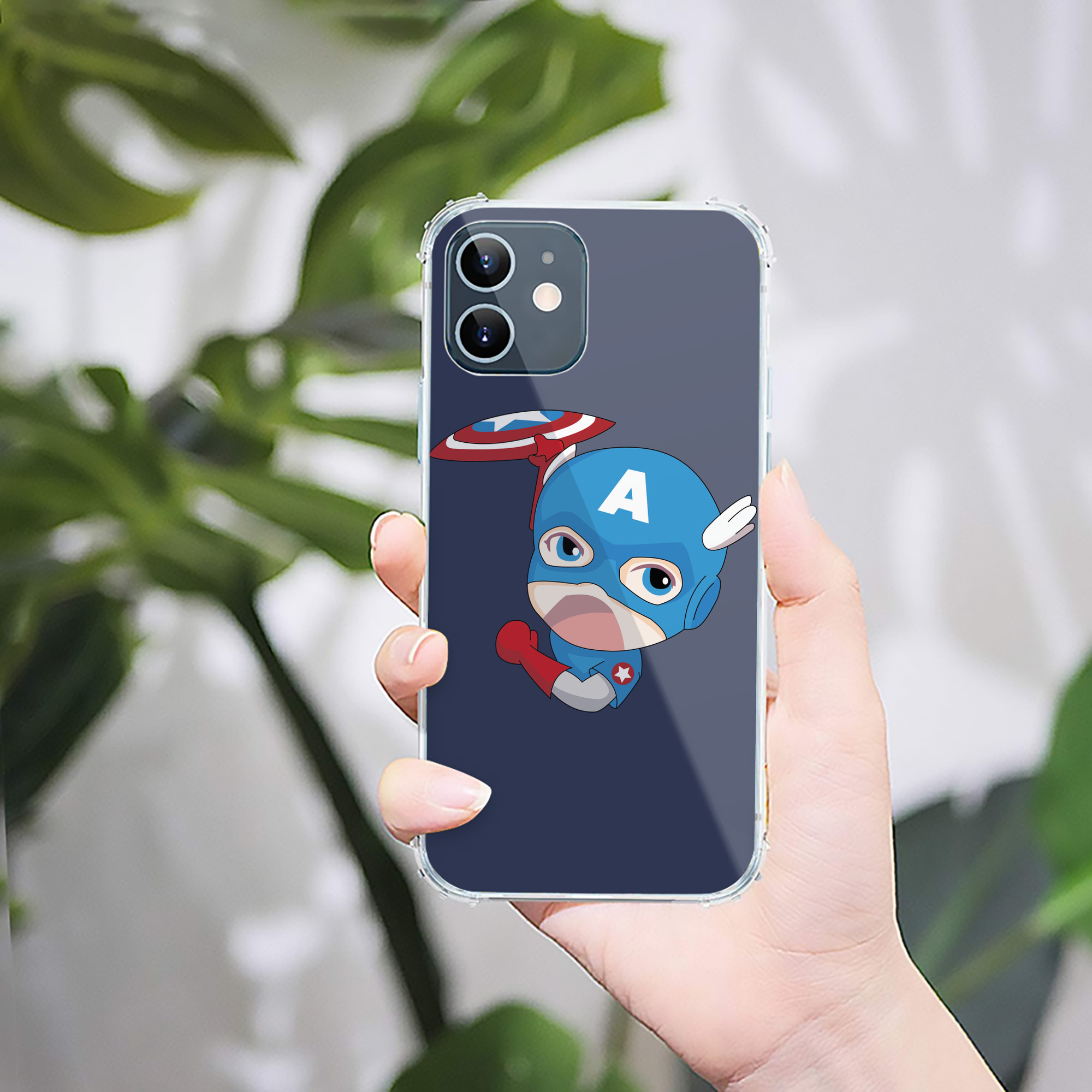 （画像用） アベンジャーズ The Avengers 【iPhone 12シリーズ対応】透明スマホケース（クリアソフトケース）